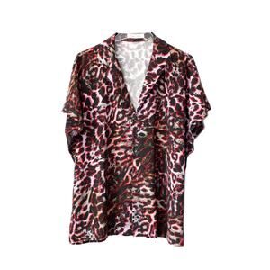 (SALE 5/$25) Kaftko Camper T-shirt in Ocelot
